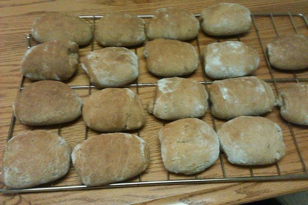 Paquetitos de trigo y nueces