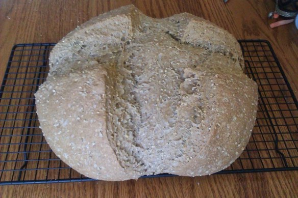 Pan con avena y sésamo